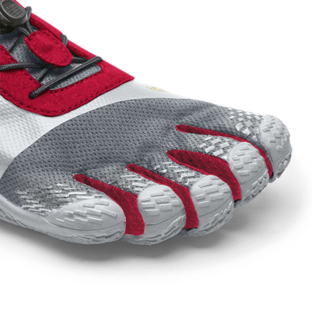 Vibram Five Fingers Mens KSO EVO - Training Shoes Grey/Red - WPS207564